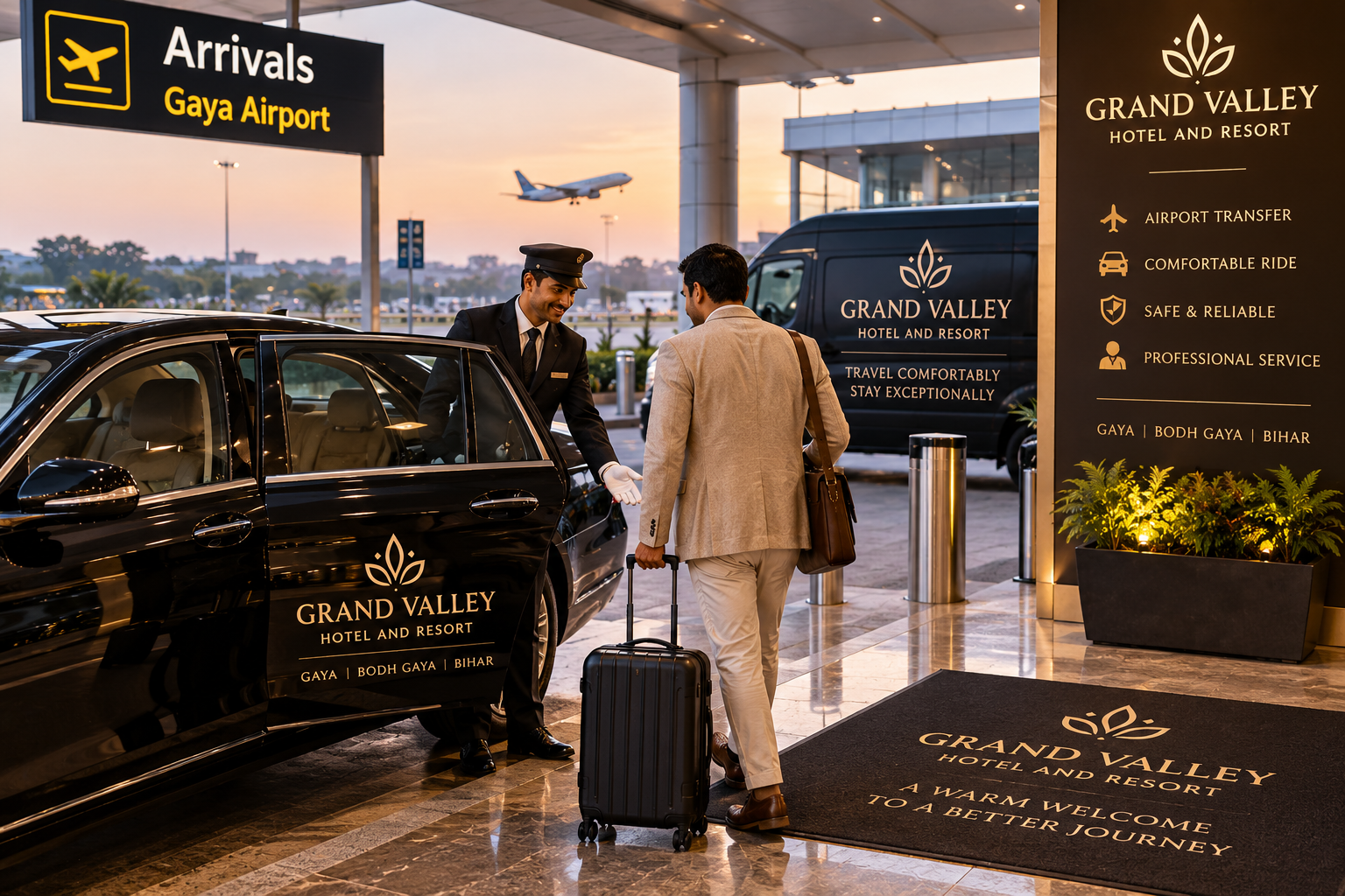 Airport Transfer in Gaya, Bodh Gaya - Grand Valley Hotel & Resort