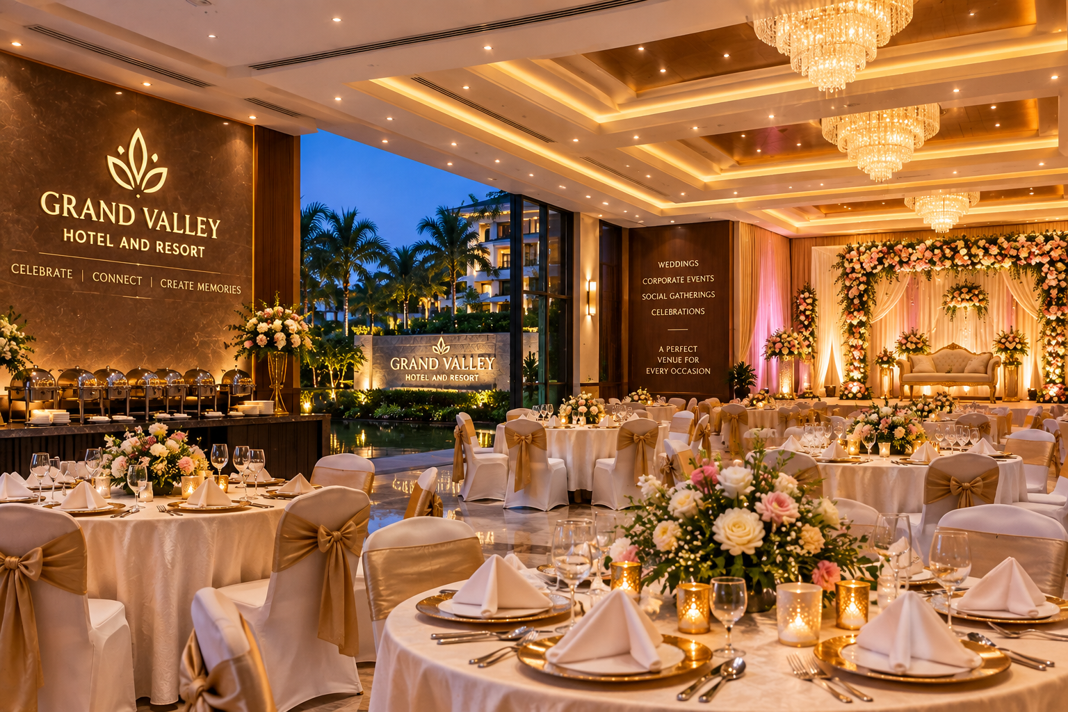 Banquets and Resort in Gaya, Bodh Gaya - Grand Valley Hotel & Resort