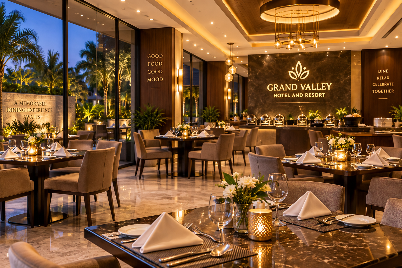 Fine Dining Restaurant in Gaya, Bodh Gaya - Grand Valley Hotel & Resort